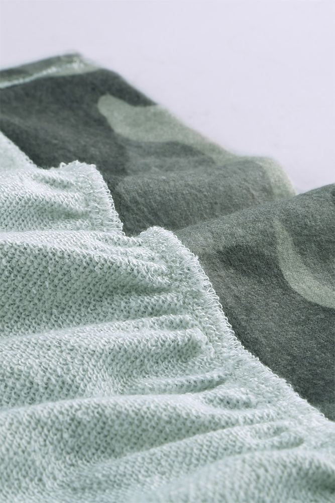 High-low Edge Camo Sweatshirt
