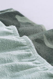 High-low Edge Camo Sweatshirt