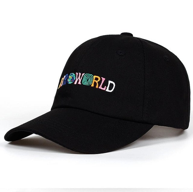Travis Scott ASTROWORLD Embroidered Dad Hat Cotton Baseball Caps