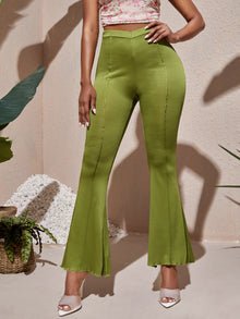 SXY Solid Flare Leg Pants