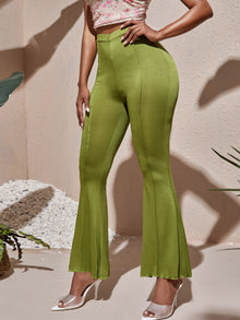 SXY Solid Flare Leg Pants
