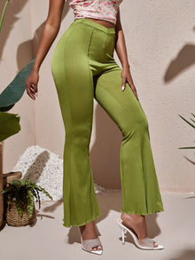 SXY Solid Flare Leg Pants