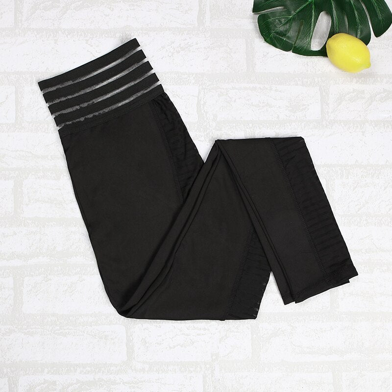 Woman Tracksuits Sport Suits Fitness Two Piece Set Mesh Seamless Leggings Crop Top Sports Bra Tracksuit Wear Workout Sports Suit