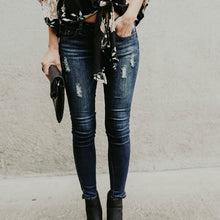 Moto Biker Jeans Women Locomotive Gray Black High Street Skinny Denim Pants Distressed Vintage Slim Ripped Pleated Kot Pantolon