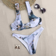Bikini 2021 Summer Bandage Swimsuit Women Push Up Swimwear Padded Bra Bikini Set Solid Beach Wear Bathing Suit Brazilian Biquini