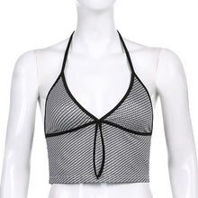Sweetown Pink Heart Print Cute Bustier Crop Top Women Y2K Aesthetic Kawaii Clothes Sleeveless Backless Lace Up Bralette Camisole