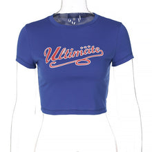 Weird Puss Y2K Summer Skinny Women Graphic T Shirts Navel Trend Print O-Neck Stretchy Short Sleeve Crop Top Streetwear Slim Tees