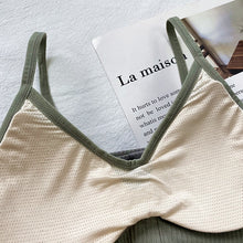 Women's Summer Camisole New 2020 Fashion Cropped Button Outer Wear Thin V-Neck Knit Tops WX73