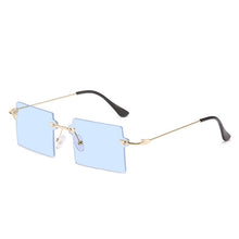 RBROVO Square Sunglasses Women 2021 Sun Glasses For Women Luxury Glasses Brand Designer Sunglasses Women Metal Frameless Eyewear