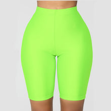 High Waist Sports Shorts Women Biker Shorts Summer Casual Sexy Skinny Fitness Solid Bodycon Cycling Slim Bottoms
