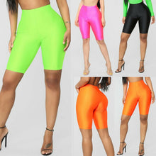 High Waist Sports Shorts Women Biker Shorts Summer Casual Sexy Skinny Fitness Solid Bodycon Cycling Slim Bottoms