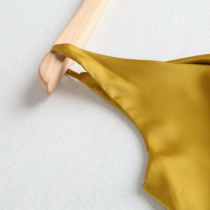 toppies summer tops ladies satin camisole tops womens sleeveless v-neck t-shirts solid color
