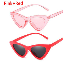 Women Vintage Cat Eye Sun Glasses Retro Fashion Sunglasses Women Triangular Sun Glasses Eyewear Oculos De Sol UV400