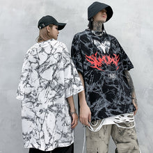 Hip Hop T Shirt Men 2020 Streetwear Oversize Dark Style Tshirt Short Sleeve Cotton Loose T-Shirt Summer Clothes Street Wear New