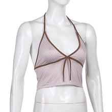 Sweetown Pink Heart Print Cute Bustier Crop Top Women Y2K Aesthetic Kawaii Clothes Sleeveless Backless Lace Up Bralette Camisole