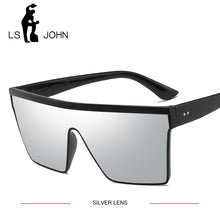 LS JOHN Oversized Square Sunglasses Women 2020 Fashion Shades for women Retro Sun Glasses Women Big Frame Vintage Eyewear UV400