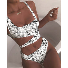 Black White High Cut One Piece Swimsuit Women Swimwear Push Up Monokini 2020 Summer Bather Bathing Suit Beach Wear Biquini