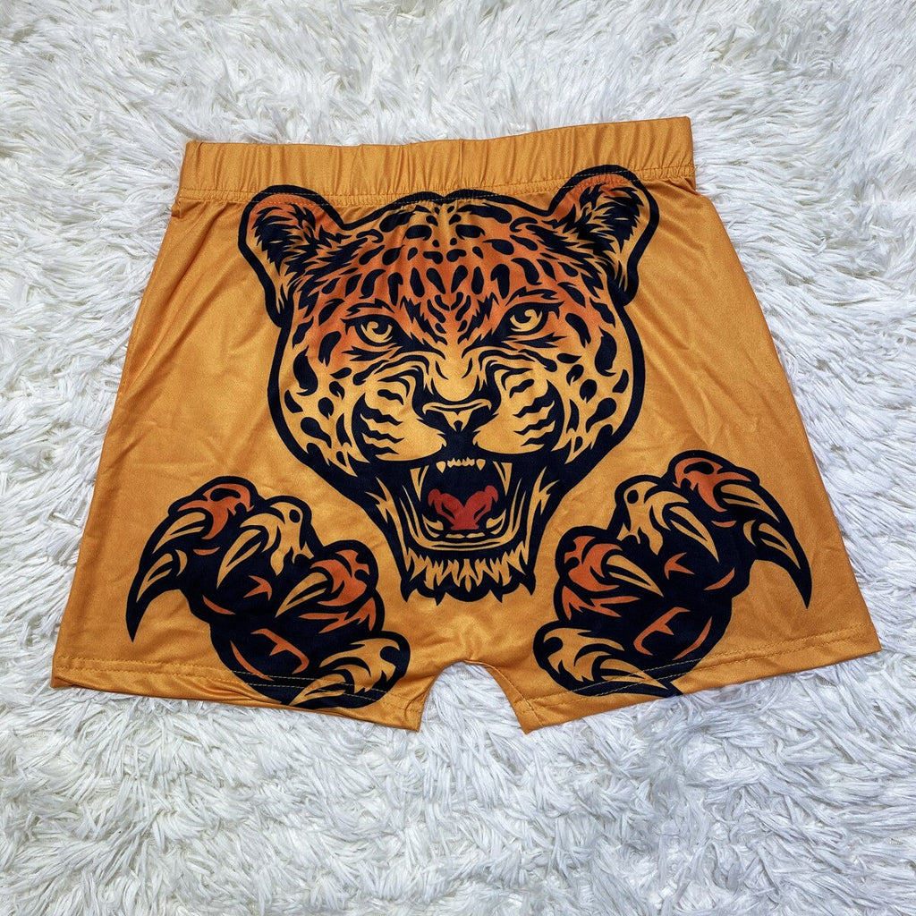 Summer New Style Letter Printing Sexy Hip-Lifting High-Waist Elastic Ladies Large Candy Snack Shorts Women's Shorts