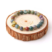 Silver Color Leopard Head Men Bracelet Natural Healing Energy Tiger Eye Stone Beads Bracelets Women Jewelry Friendship Pulseras