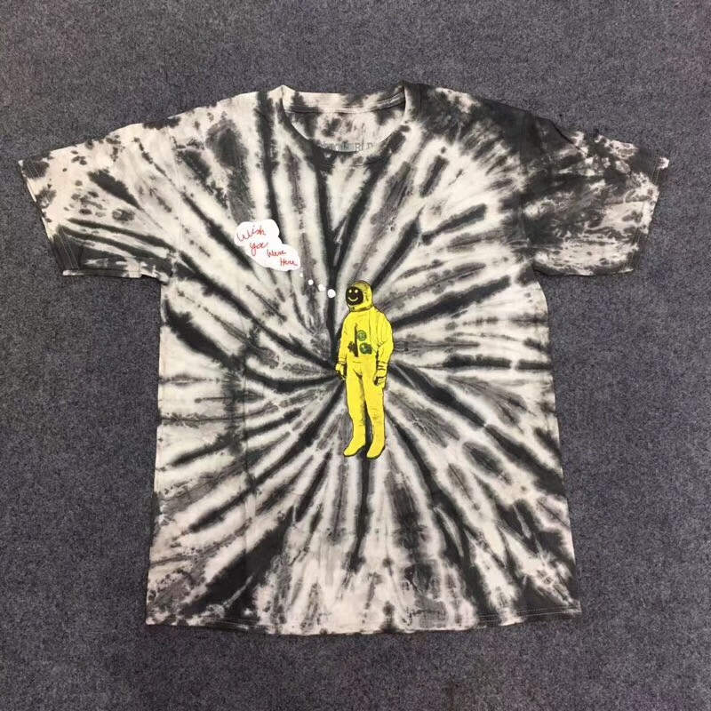 Travis Scott Astroworld Festival Run Tie Dye Tee T Men Women 1:1 Best Quality ASTROWORLD TRAVIS SCOTT t-shirts