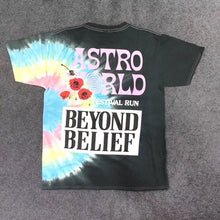 Travis Scott Astroworld Festival Run Tie Dye Tee T Men Women 1:1 Best Quality ASTROWORLD TRAVIS SCOTT t-shirts