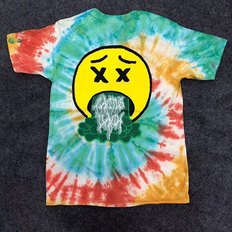 Travis Scott Astroworld Festival Run Tie Dye Tee T Men Women 1:1 Best Quality ASTROWORLD TRAVIS SCOTT t-shirts