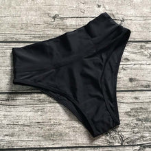 Wholesale Bikini Bottom High Waist Bikini Shorts Tankinis Sporty Panty Solid Candy Color Swimwear Bathing Suit Beach Swim Briefs