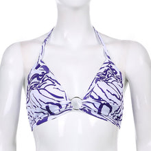 Sweetown Pink Heart Print Cute Bustier Crop Top Women Y2K Aesthetic Kawaii Clothes Sleeveless Backless Lace Up Bralette Camisole