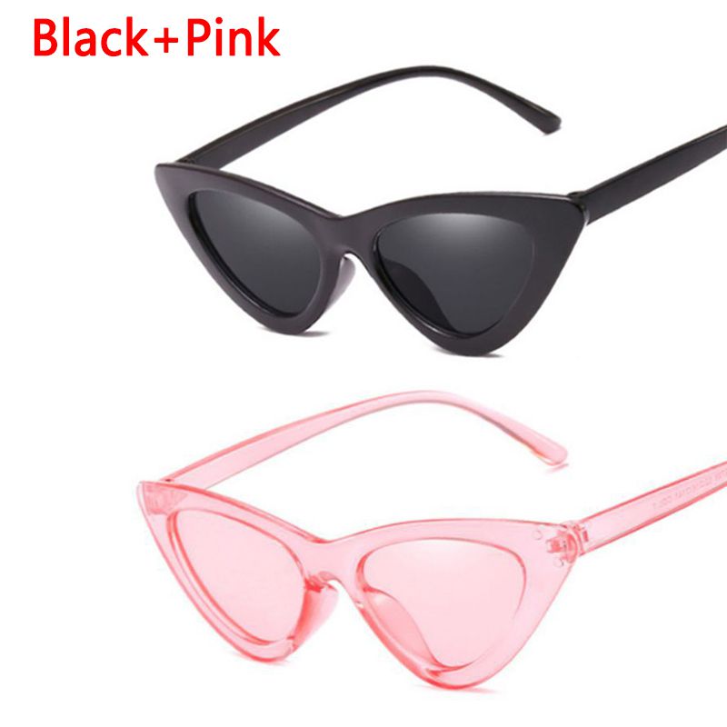 Women Vintage Cat Eye Sun Glasses Retro Fashion Sunglasses Women Triangular Sun Glasses Eyewear Oculos De Sol UV400