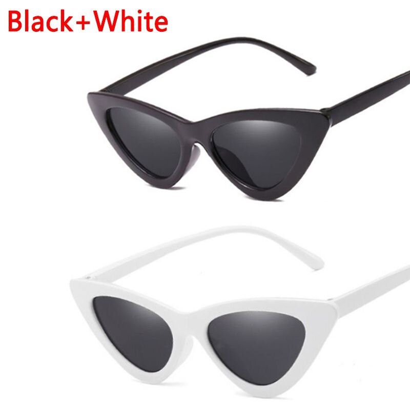 Women Vintage Cat Eye Sun Glasses Retro Fashion Sunglasses Women Triangular Sun Glasses Eyewear Oculos De Sol UV400