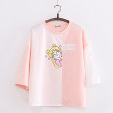 Orane Embroidery Patchwork Korean Style T Shirt For Women Half Sleeve Cotton Tops 2020 Summer Cute Sweet Style Ladies Tee Shirts