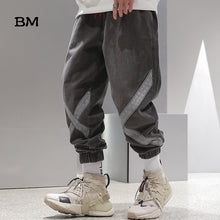 Hip Hop Harem Jeans Streetwear Denim Trousers Kpop Korean Style Clothes Oversized Pants Men Fashions Blue Jeans Harajuku joggers