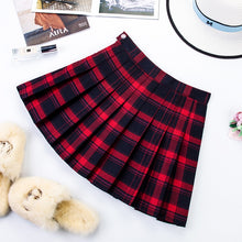 Harajuku Skirt Women Pleat Skirt Harajuku Preppy Style Plaid Skirts Mini Cute Japanese School Uniforms Ladies Jupe Kawaii Skirt