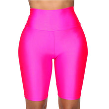 High Waist Sports Shorts Women Biker Shorts Summer Casual Sexy Skinny Fitness Solid Bodycon Cycling Slim Bottoms