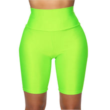 High Waist Sports Shorts Women Biker Shorts Summer Casual Sexy Skinny Fitness Solid Bodycon Cycling Slim Bottoms