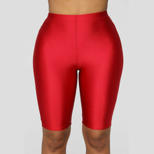 High Waist Sports Shorts Women Biker Shorts Summer Casual Sexy Skinny Fitness Solid Bodycon Cycling Slim Bottoms