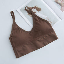 Women Sexy Crop Tops Tube Top Female Streetwear Sleeveless Camis Seamless Sports Lingerie Tee Bra Crop Top Bandeau Top Tank