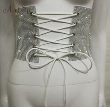 Women Ultra Super Wide Belt Elastic Corset Belt Fashion Wide Waist Belt Ladies Clothing Female White Decorations ASDR60746