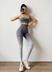 Women Yoga Clothes Seamless Leggings+Bra Gym Clothing Along Buy Workout Sport Suit Female BRA Fitness Set Active Wear