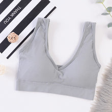 Women Tank Crop Tops Seamless Underwear Chest Crop Tops Female Lingerie Sport Street Fitness Top Active Wear Padded Camisole