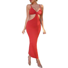 Women sexy jumpsuit Tight One Piece Dress Low Cut Backless Bra Ankle Long Solid Color Dress for partywear